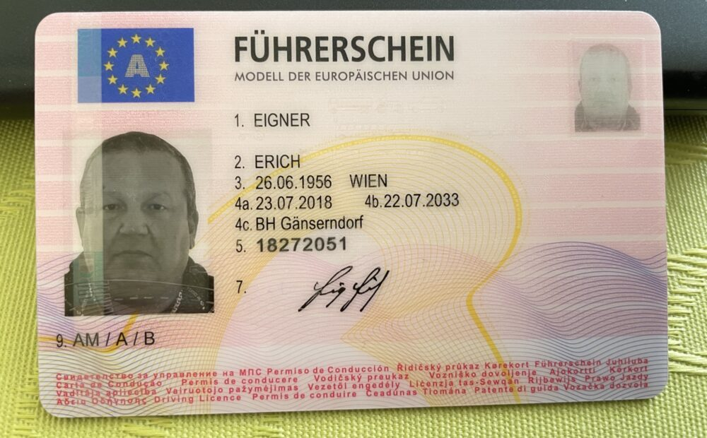 Buy Austrian drivers license online