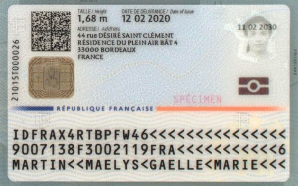 Buy France ID Card - Image 2